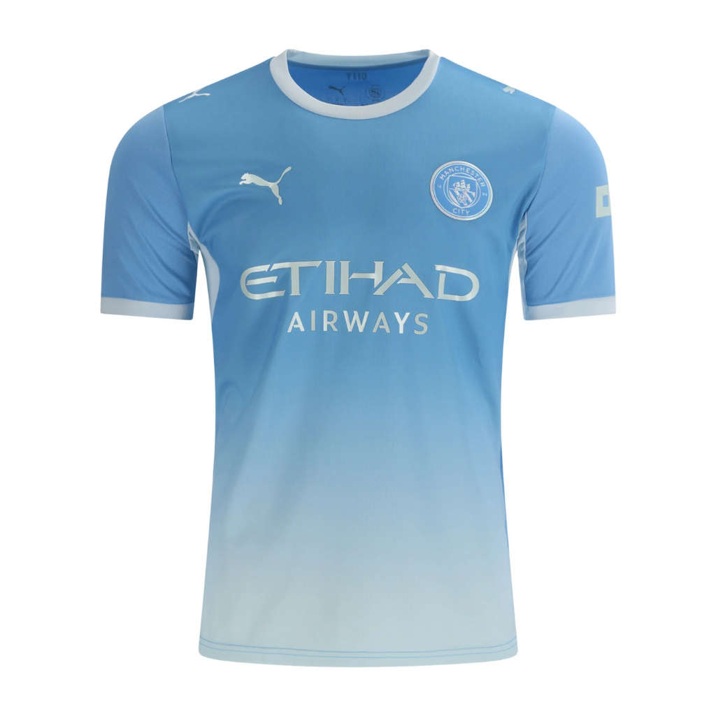 Rayan Cherki Signed 2026-27 Manchester City Home Soccer Jersey #10 with Beckett COA