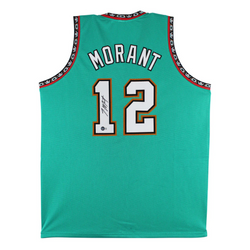 Ja Morant Signed Memphis Grizzlies Basketball Jersey with Beckett COA