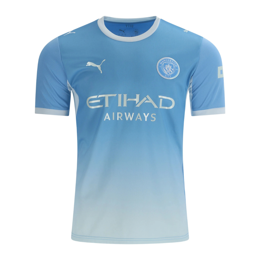 Sergio Aguero Signed 2026-27 Manchester City Home Jersey #10 with Beckett COA