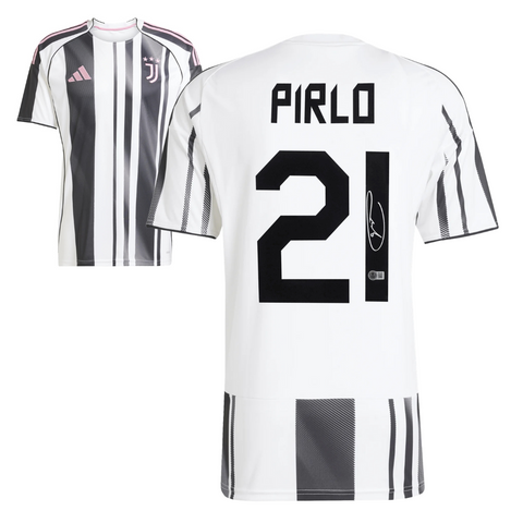 Andrea Pirlo Signed Juventus FC 2025-26 Soccer Jersey #21 with Beckett COA