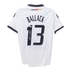 Michael Ballack Signed Germany Soccer Jersey #13 with Beckett Witness