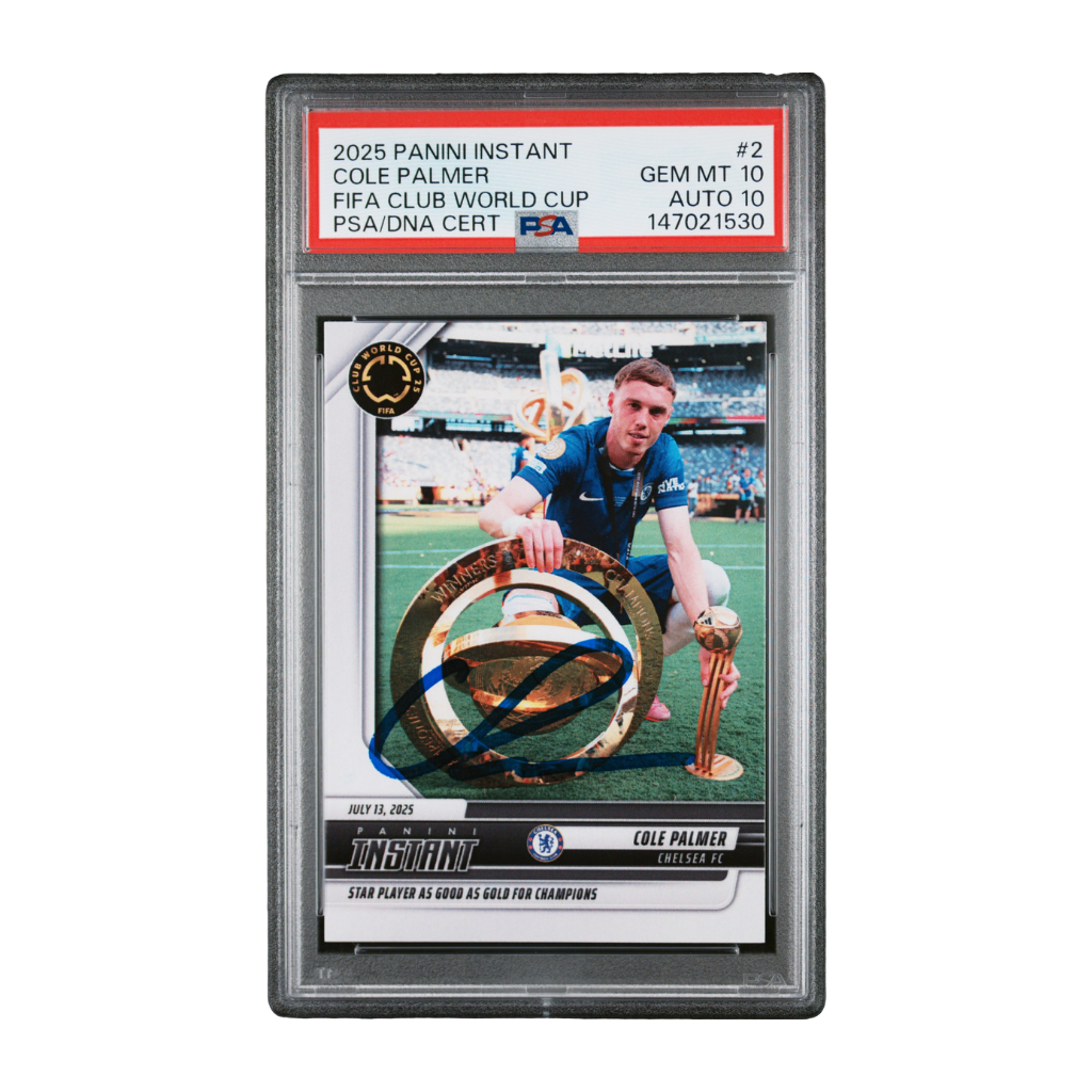 Cole Palmer Signed 2025 Panini Instant FIFA Club World Cup /530 - PSA 10 AUTO 10