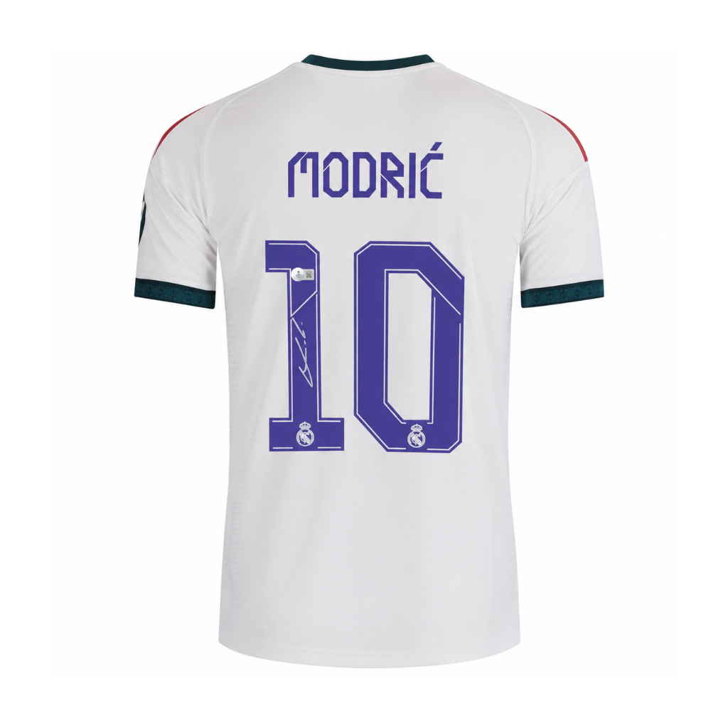 Luka Modric Signed 2026-27 Real Madrid Home Jersey #10 with Beckett COA