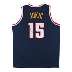 Nikola Jokic Signed Denver Nuggets Basketball Jersey with JSA COA