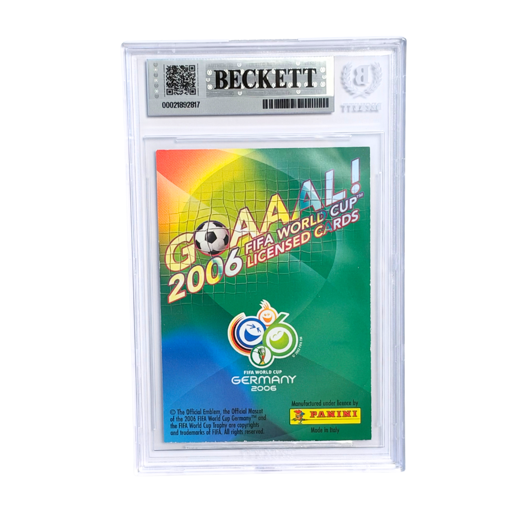 Roberto Carlos Signed 2006 Panini Goal World Cup Germany - BGS Authentic
