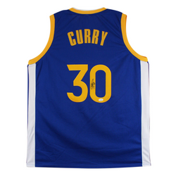 Stephen Curry Signed Golden State Warriors Basketball Jersey with JSA COA