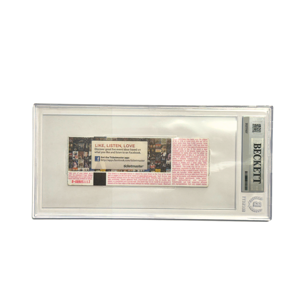 Conor McGregor Signed 2015 vs Jose Aldo 1st Round Knockout UFC Ticket – BGS 5