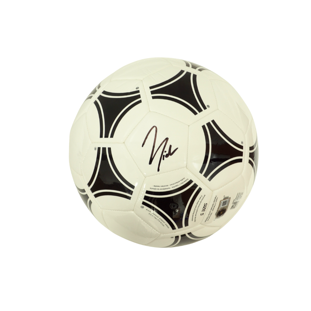 Michel Salgado Signed Adidas Tango Soccer Ball with Beckett COA