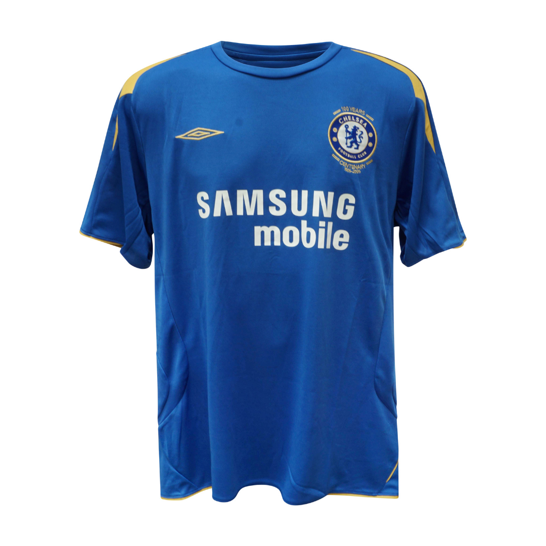 Framed Joe Cole Signed Chelsea FC Home Soccer Jersey #10 with Beckett COA