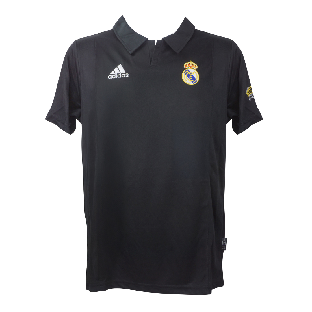 Claude Makelele Signed Real Madrid FC Away Soccer Jersey #24 with Beckett COA