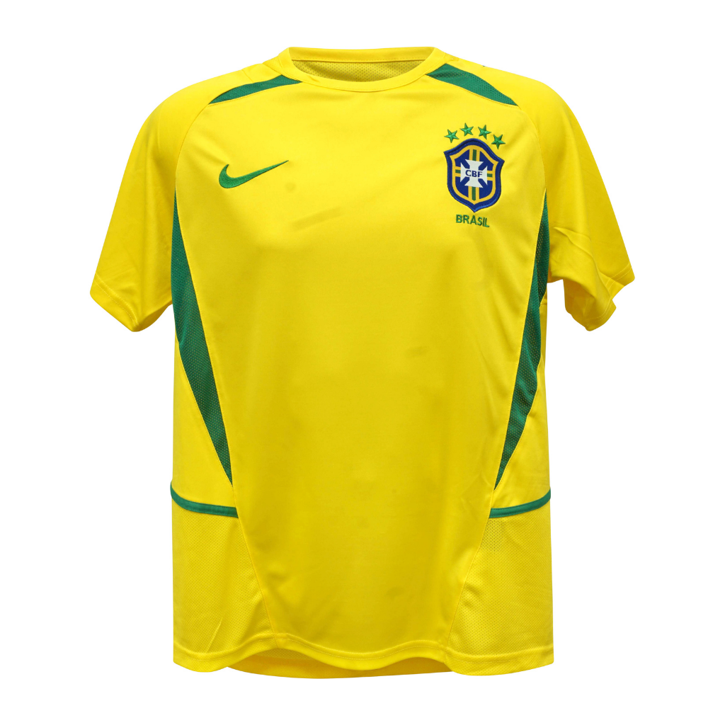 Framed Gilberto Silva Signed Brazil FC Away Soccer Jersey #8 with Beckett COA