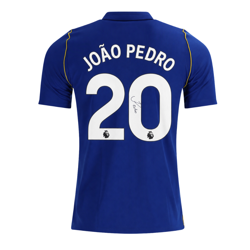 Joao Pedro Signed 2026-27 Chelsea Home Soccer Jersey #20 with Beckett COA
