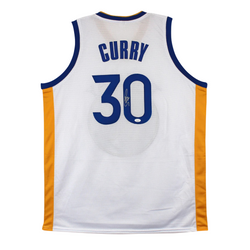 Stephen Curry Signed Golden State Warriors Basketball Jersey with JSA COA