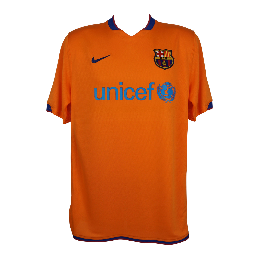 Orange Barcelona Jersey Ronaldinho Ronaldinho Signed FC Barcelona