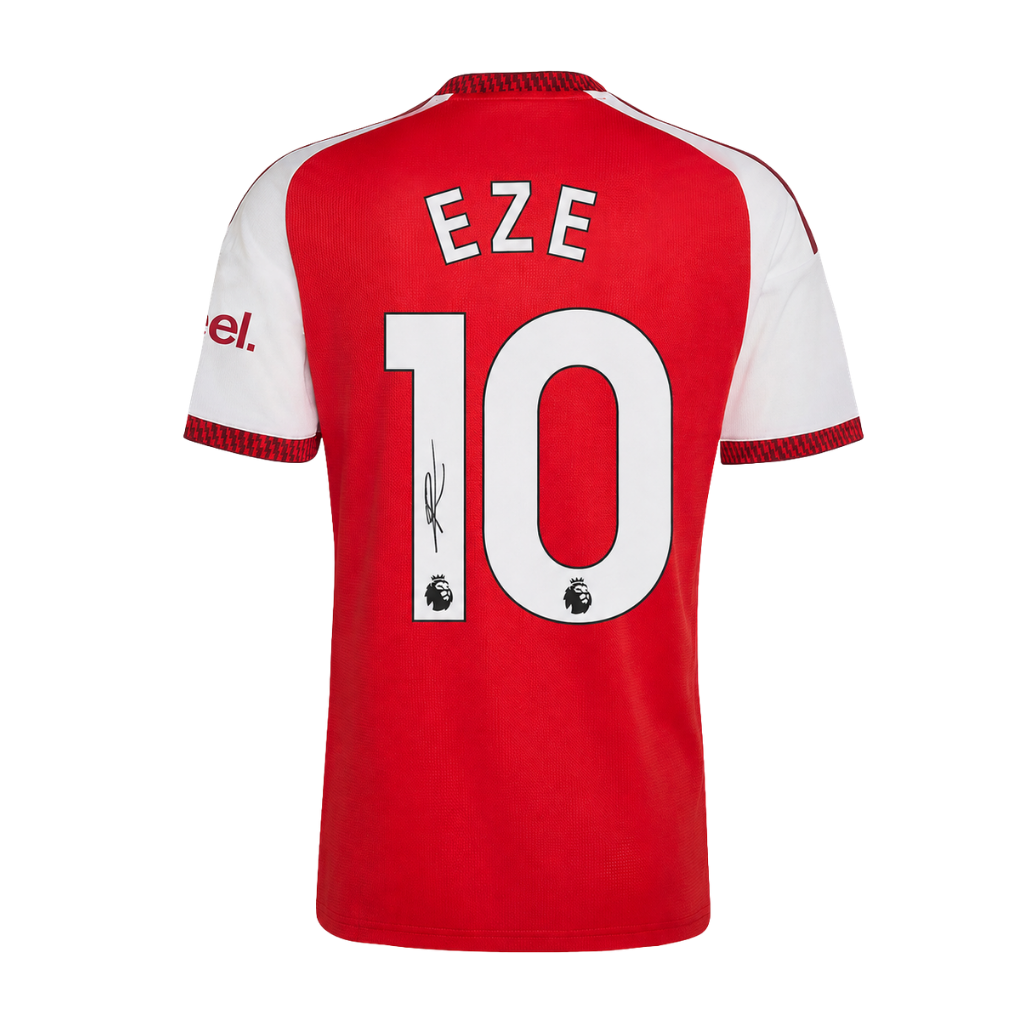 Eberechi Eze Signed 2026-27 Arsenal Home Soccer Jersey #10 with Beckett COA