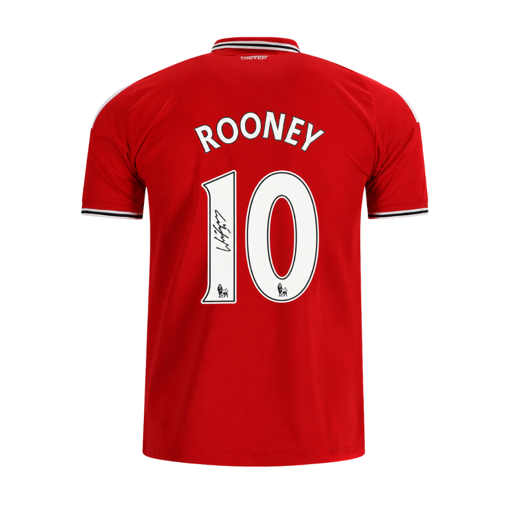 Wayne Rooney Signed 2026-27 Manchester United Home Jersey #10 with Beckett COA