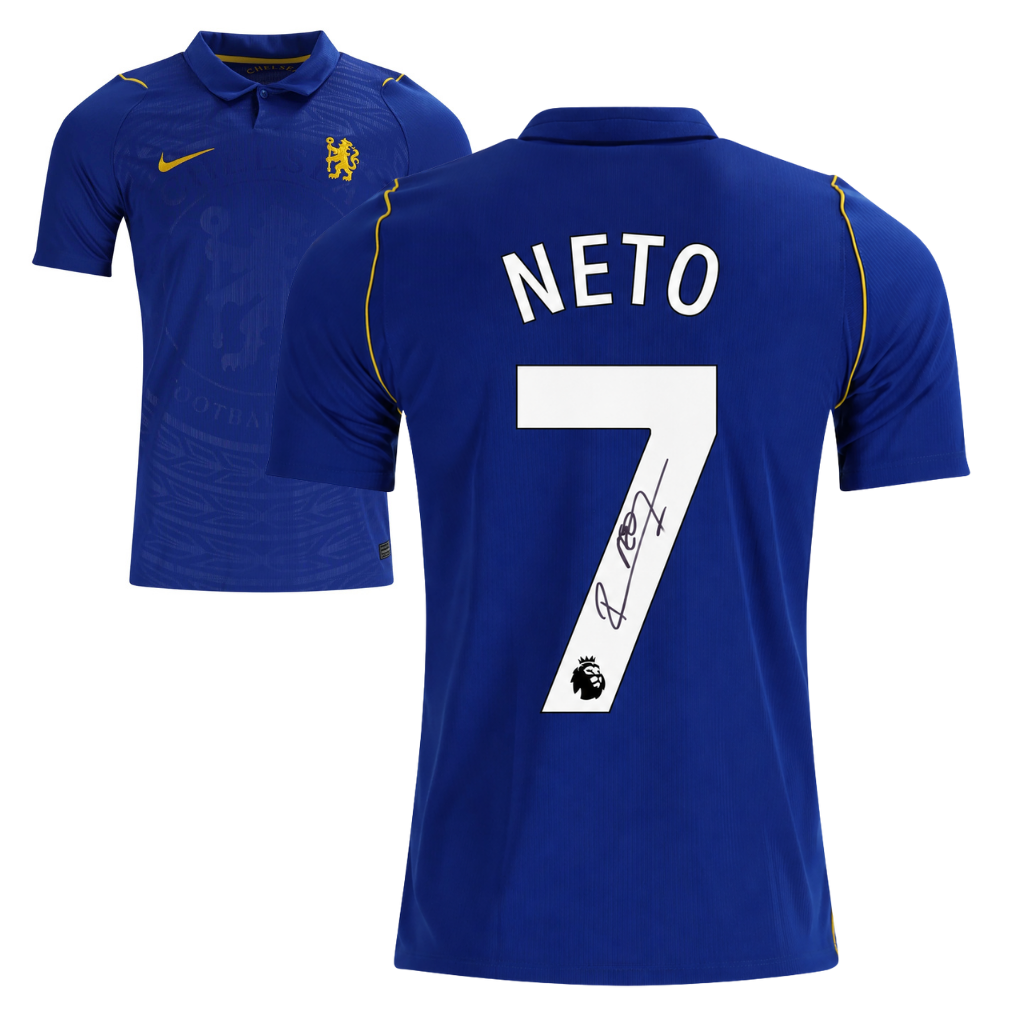 Pedro Neto Signed 2026-27 Chelsea Home Soccer Jersey #7 with Beckett COA