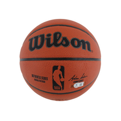 Larry Bird Signed Wilson Basketball with Beckett Witness