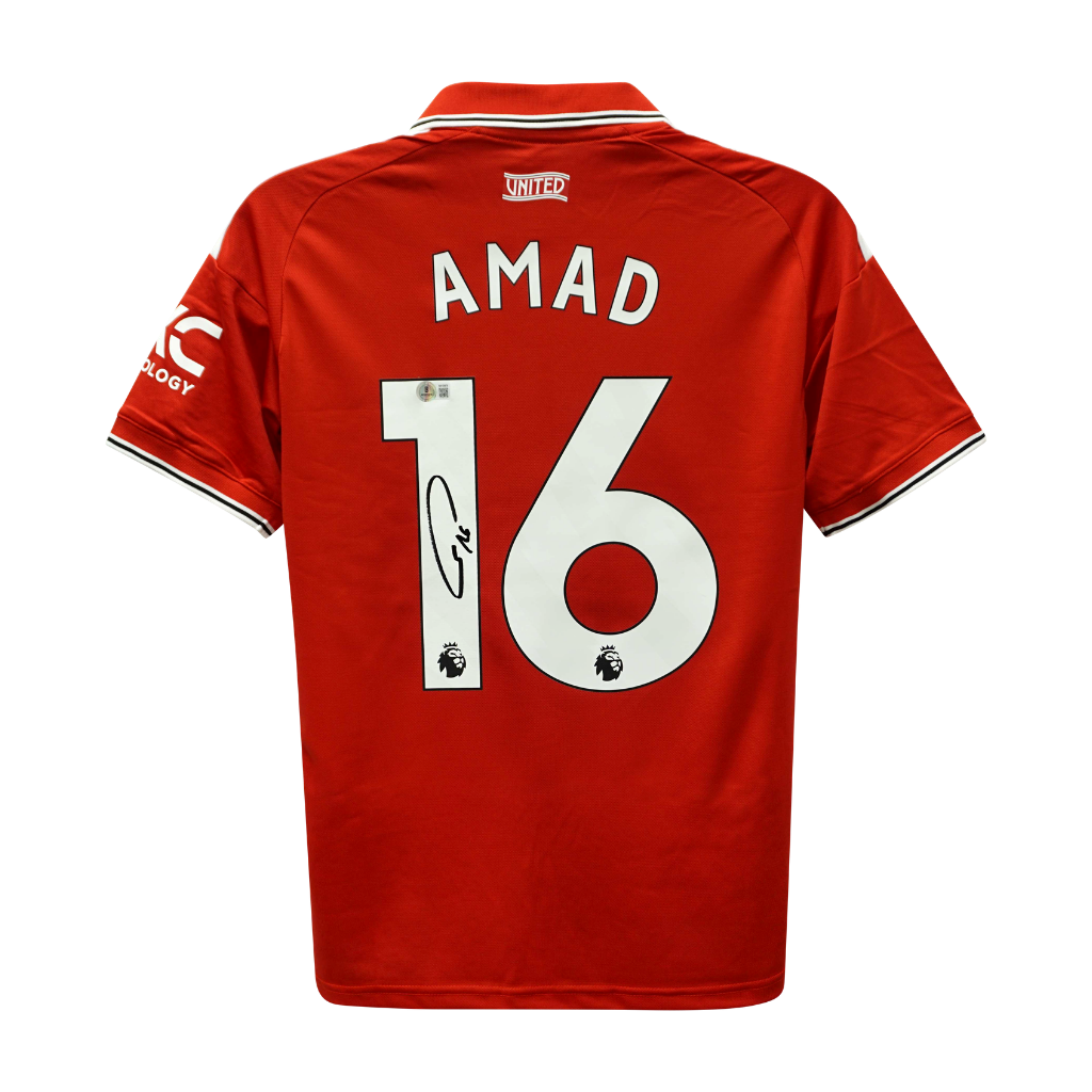 アマド・ディアロ 2026-27 マンチェスター・ユナイテッド サッカージャージー #16 ベケット社COA付き直筆サイン入り