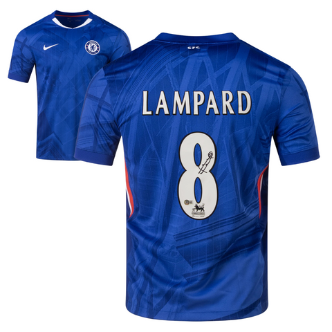 Frank Lampard Signed Chelsea FC 2025-26 Soccer Jersey #8 with Beckett COA