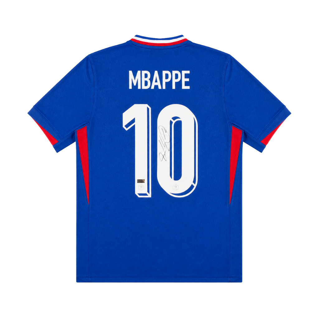 Kylian Mbappe Signed France Soccer Jersey #10 with Panini COA