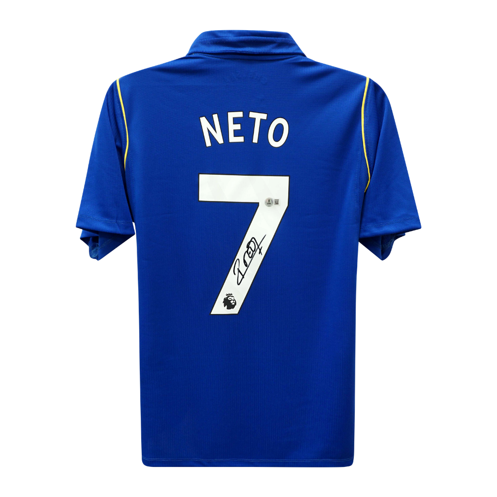 Pedro Neto Signed 2026-27 Chelsea Home Soccer Jersey #7 with Beckett COA