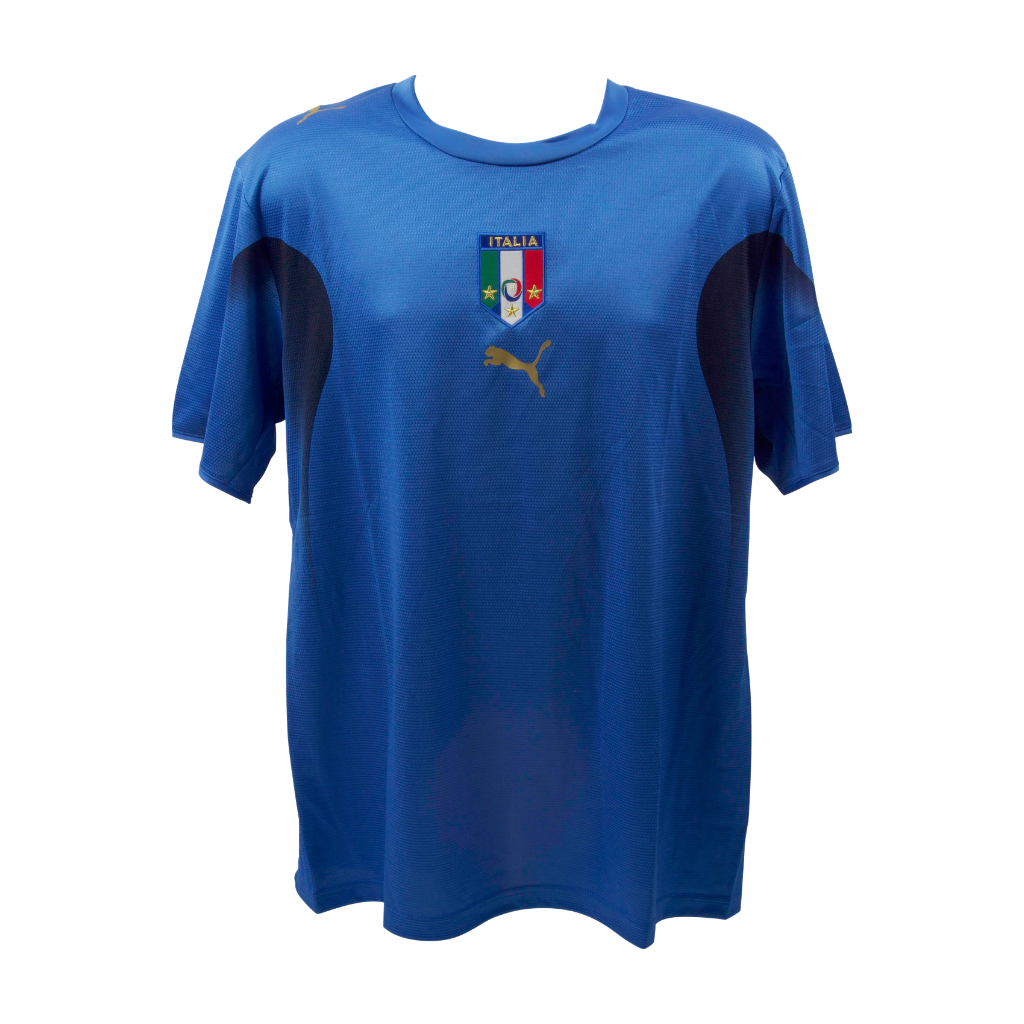 Framed Fabio Cannavaro Signed Italy FC Home Soccer Jersey #5 with Beckett COA