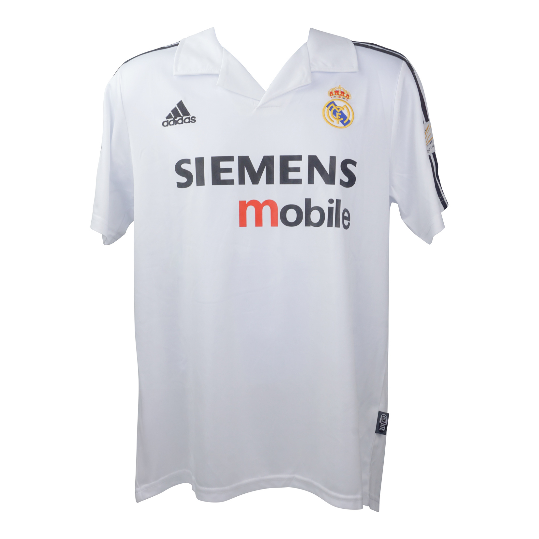 Claude Makelele Signed Real Madrid FC Home Soccer Jersey #24 with Beckett COA
