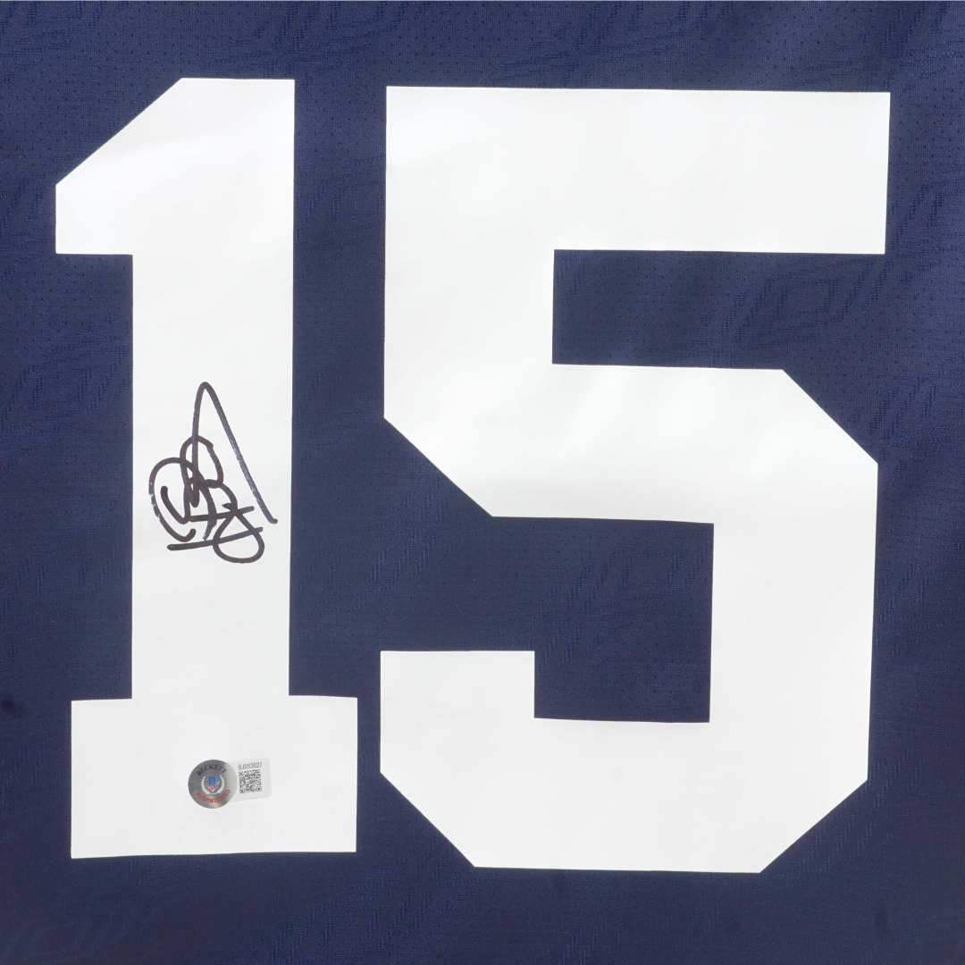 Patrick Kluivert Signed AFC Ajax Away Soccer Jersey #15 with Beckett COA
