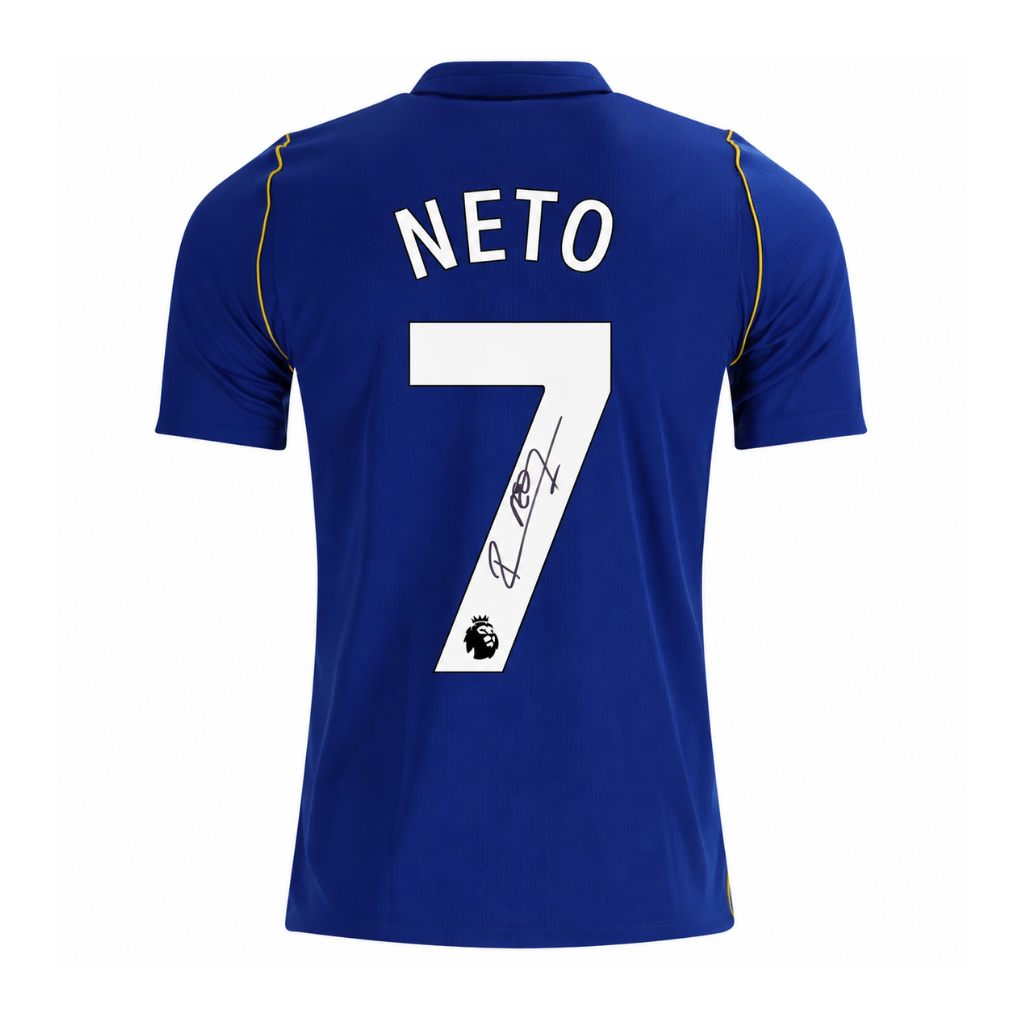 Pedro Neto Signed 2026-27 Chelsea Home Soccer Jersey #7 with Beckett COA