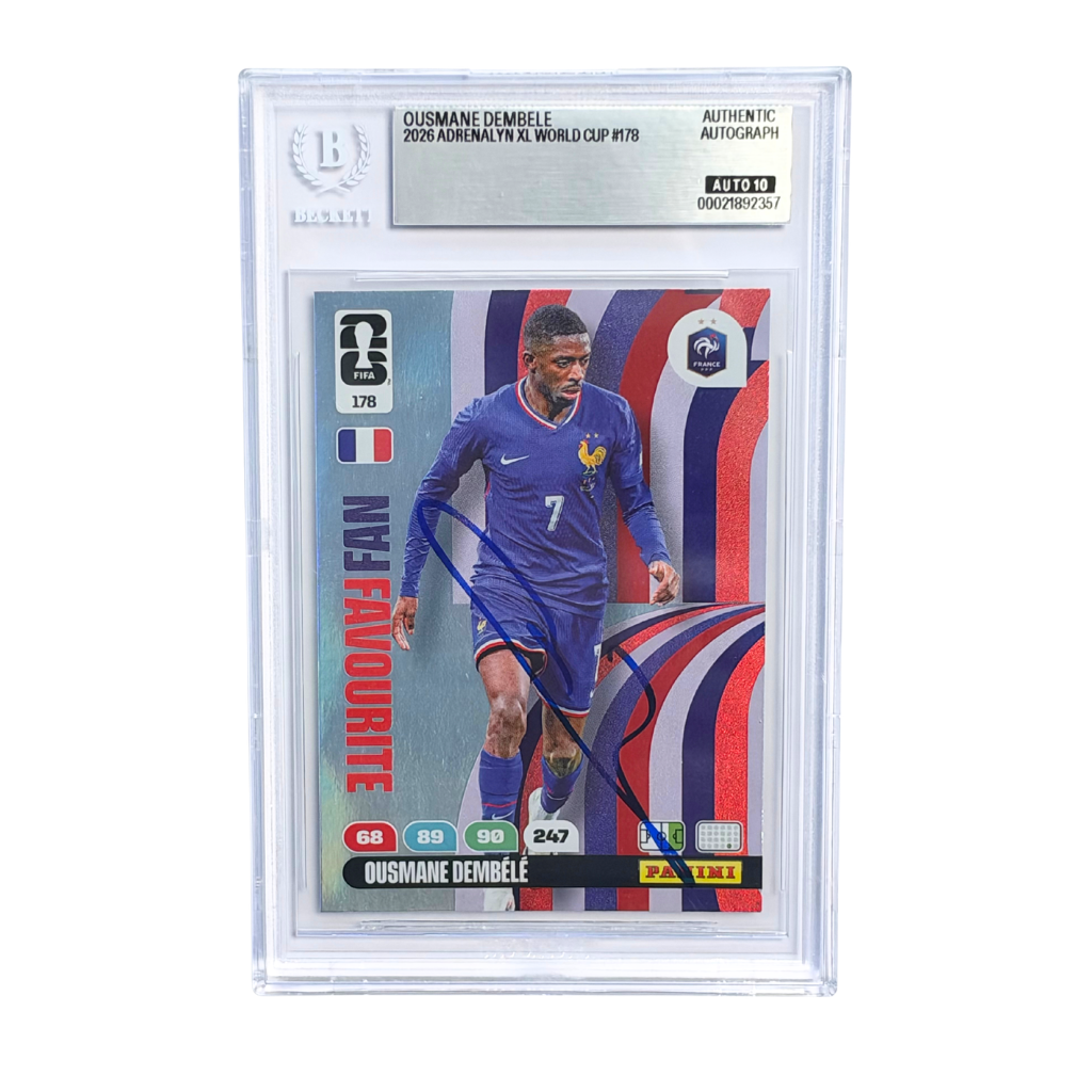 Ousmane Dembele Signed 2026 Panini Adrenalyn XL World Cup - BGS 10 Autograph