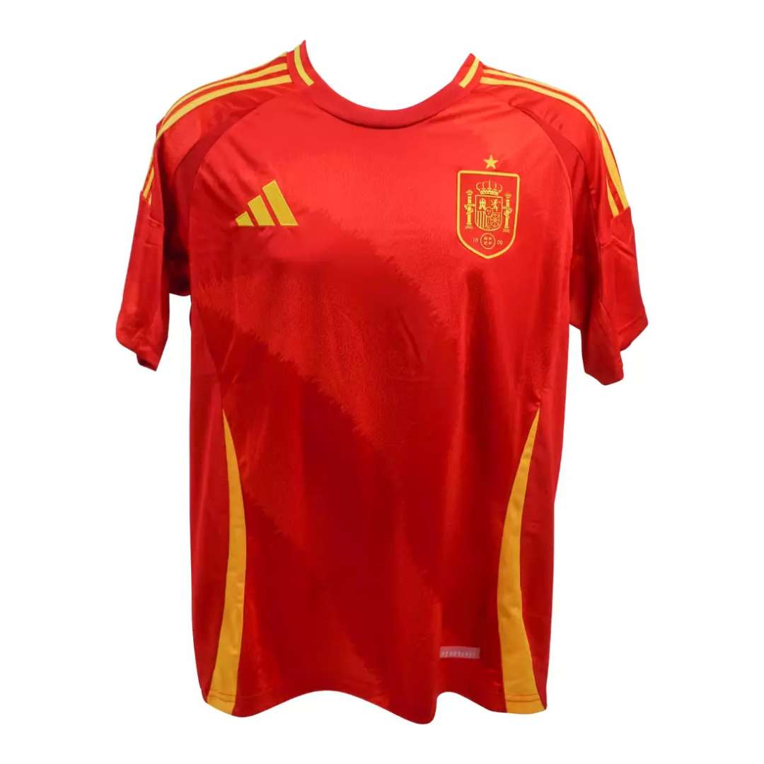 Lamine Yamal Signed Spain EURO 2024 Final Soccer Jersey #19 with Beckett COA