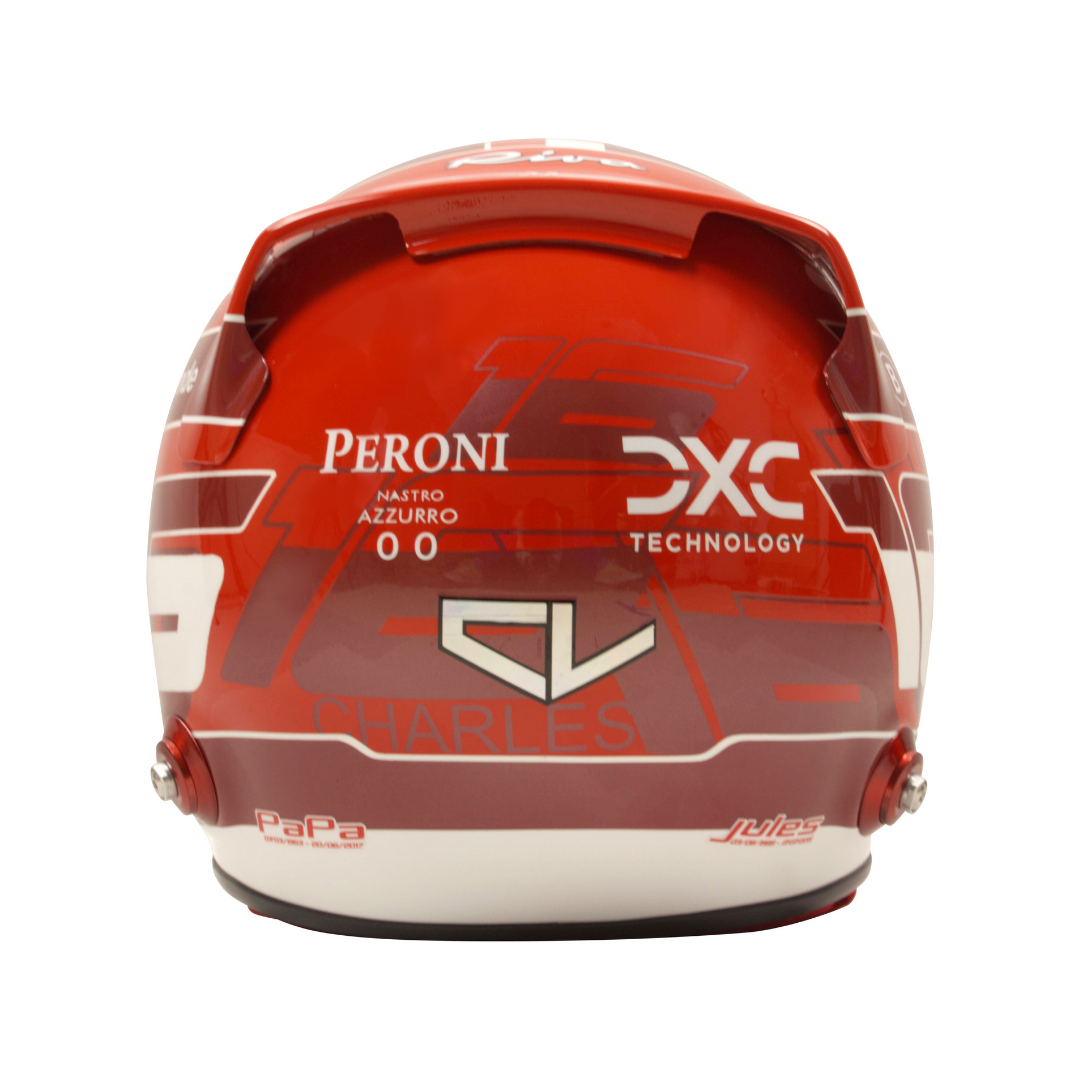 Charles Leclerc Signed Full Size Formula 1 Ferrari Helmet with Beckett COA