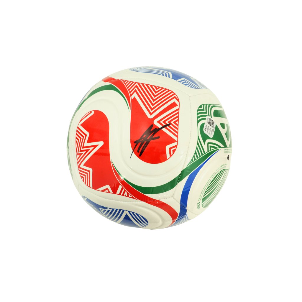 Mario Balotelli Signed World Cup Soccer Ball with Beckett COA