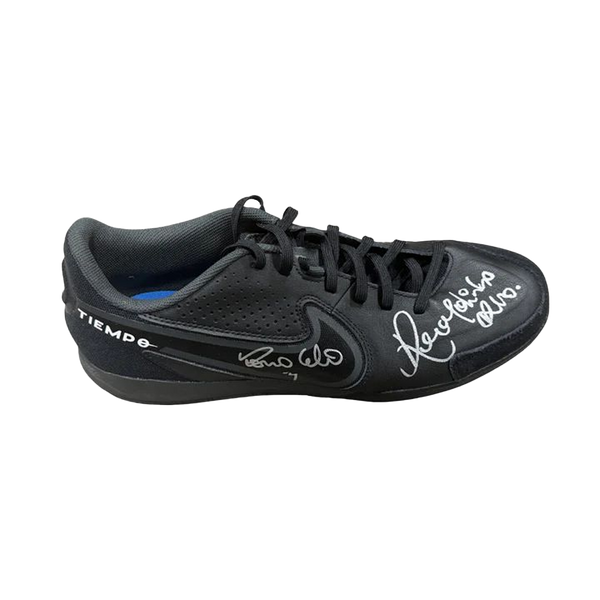 Dual Signed Soccer Cleat: Ronaldinho, Ronaldo Nazario