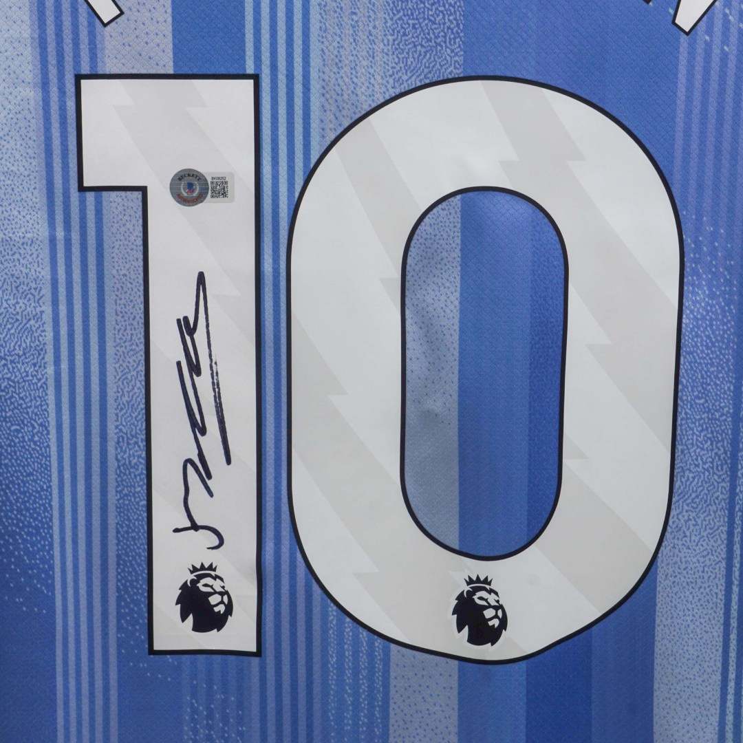James Maddison Signed Tottenham Hotspur Away Soccer Jersey #10 with Beckett COA