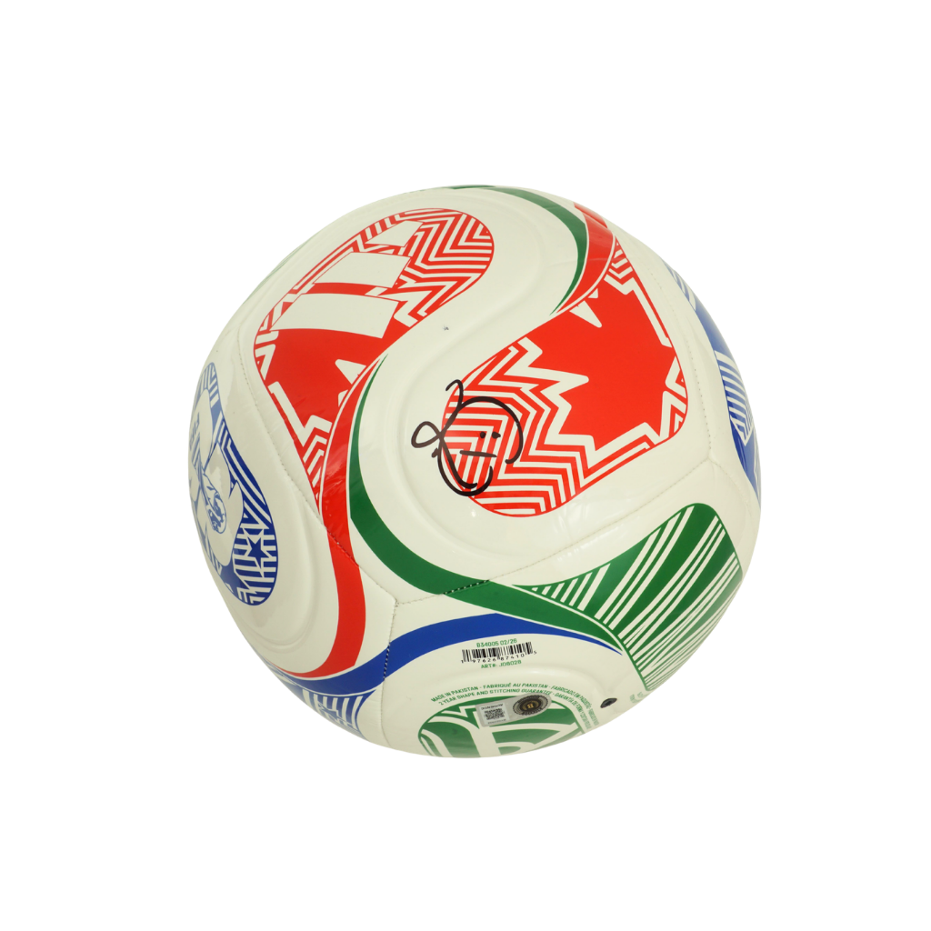 Romario Signed World Cup Soccer Ball with Beckett COA