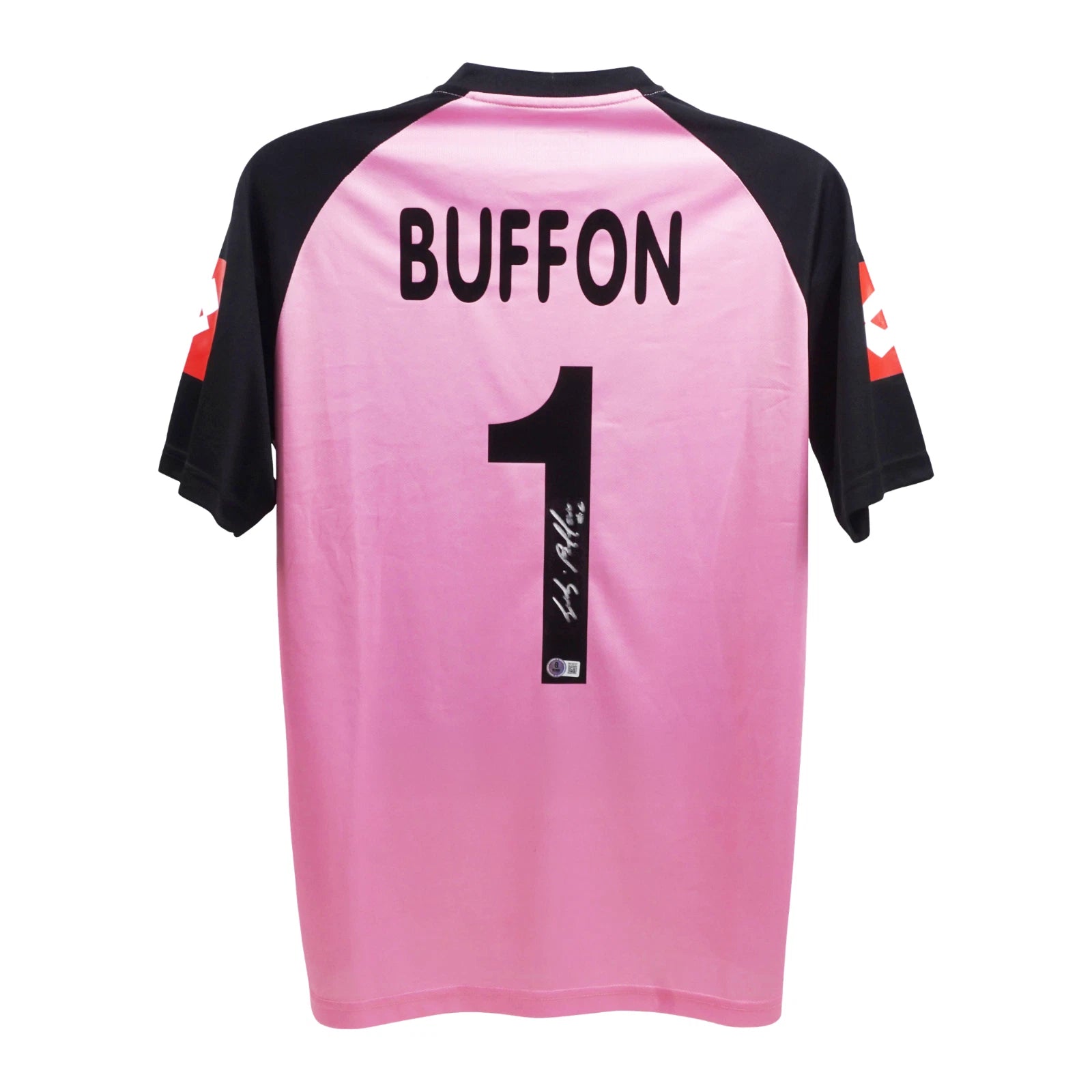Framed Gianluigi Buffon Signed Juventus FC Soccer Jersey #1 with Beckett COA