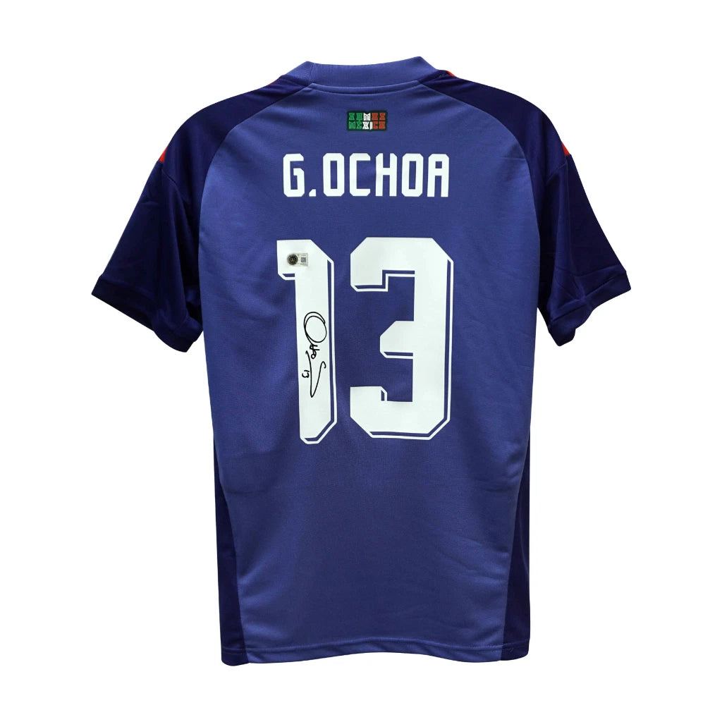 Framed Guillermo Ochoa Signed Mexico Soccer Jersey #13 with Beckett COA