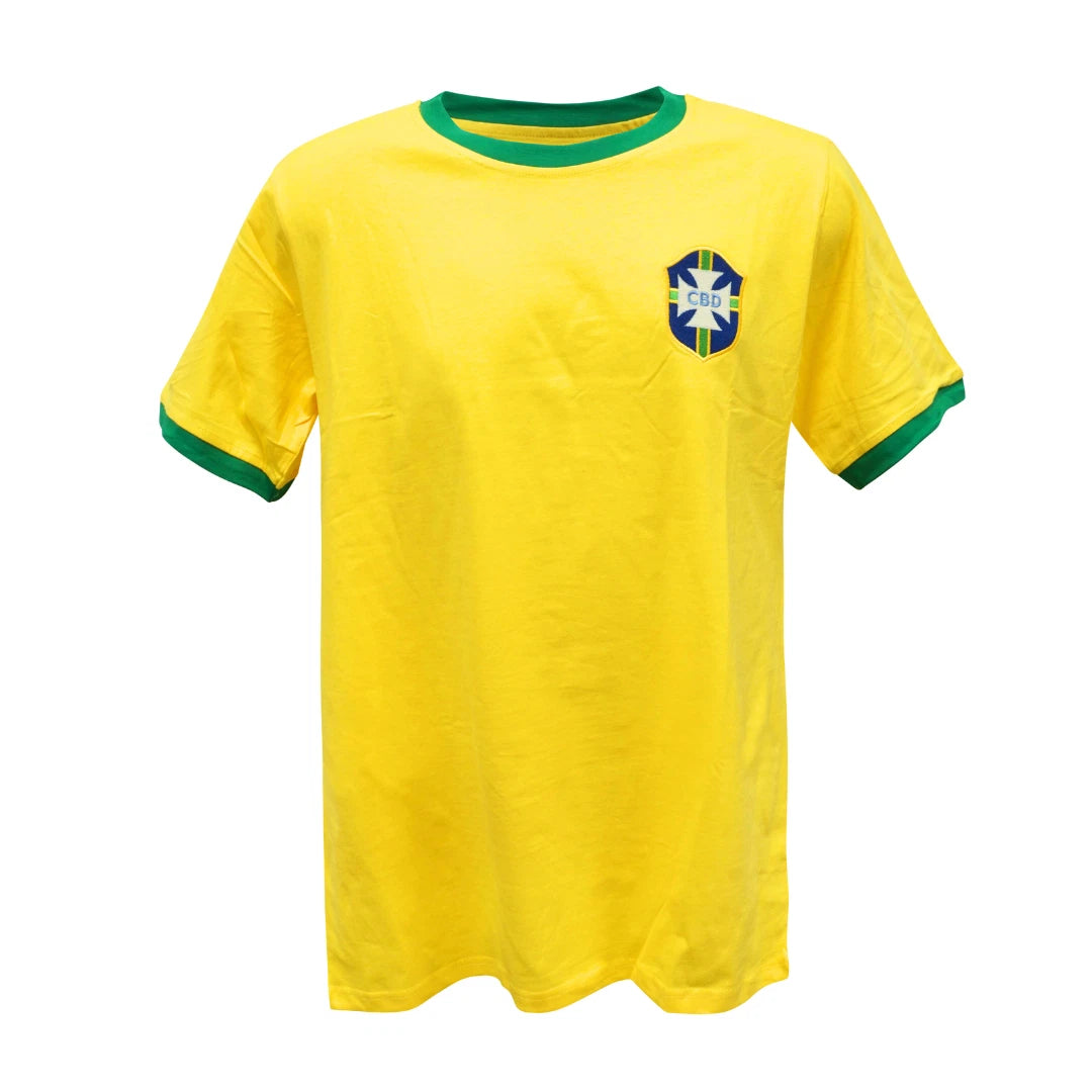 Framed Romario Signed Vintage Brazil FC Home Soccer Jersey #11 with Beckett COA