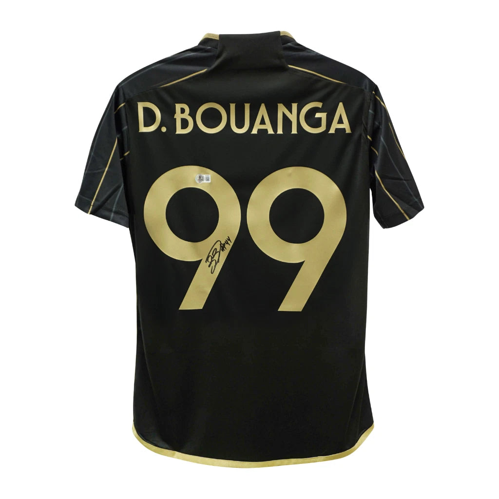 Framed Denis Bouanga Signed LAFC Soccer Jersey #99 with Beckett COA