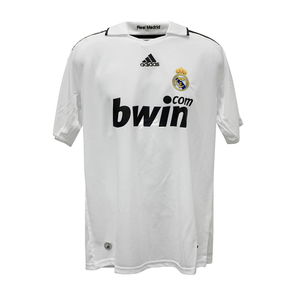 Framed Fabio Cannavaro Signed Real Madrid Home Soccer Jersey #5 with Beckett COA