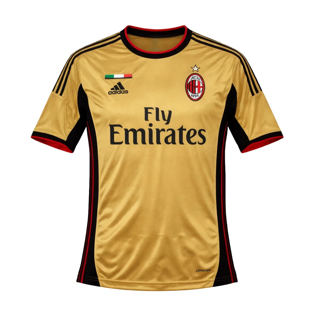 Framed Ricardo Kaka Signed AC Milan Away Soccer Jersey #22 with Beckett COA