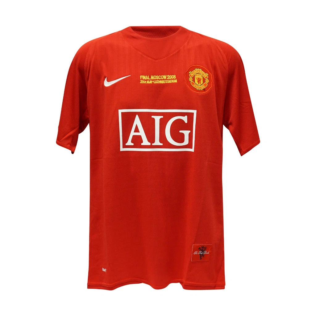 Framed Cristiano Ronaldo Signed Manchester United 08 UCL Final Jersey with Beckett COA
