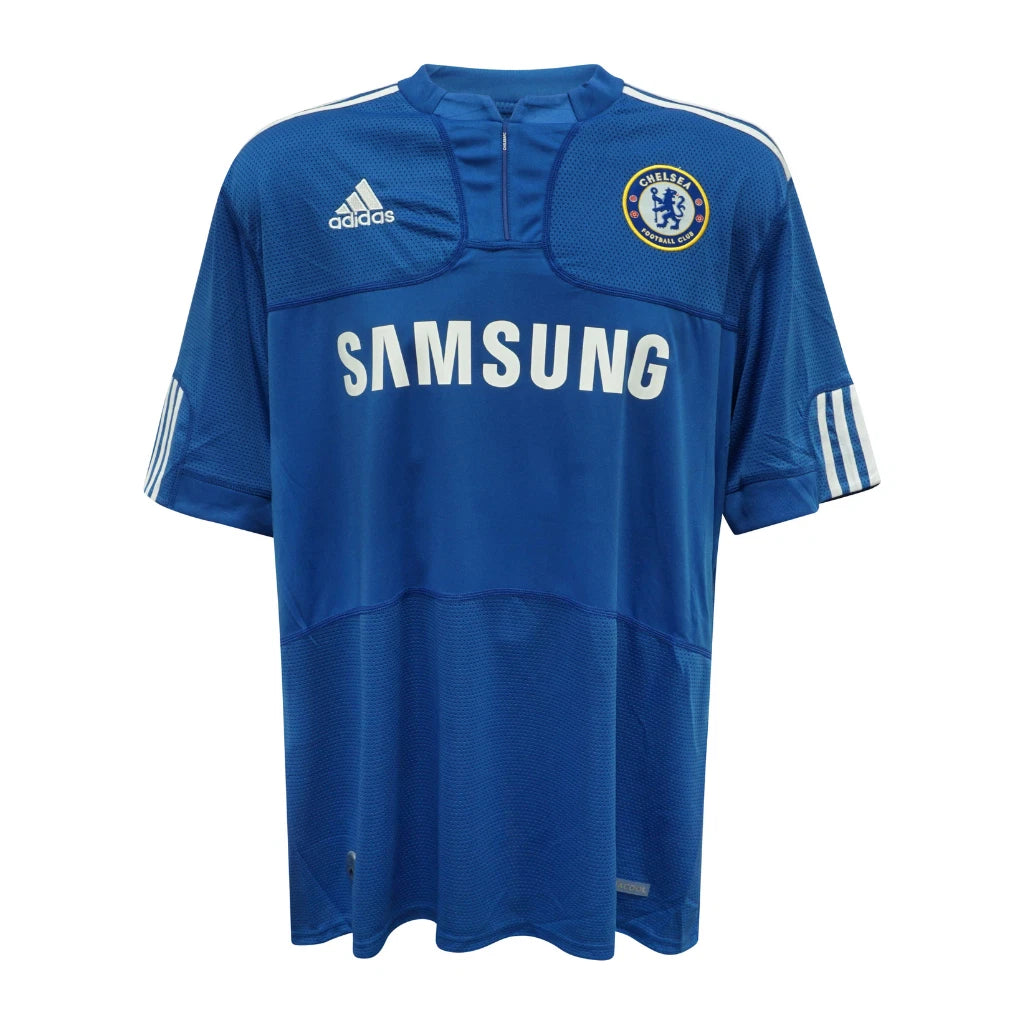 Framed Ashley Cole Signed Chelsea Home Soccer Jersey #3 with Beckett COA