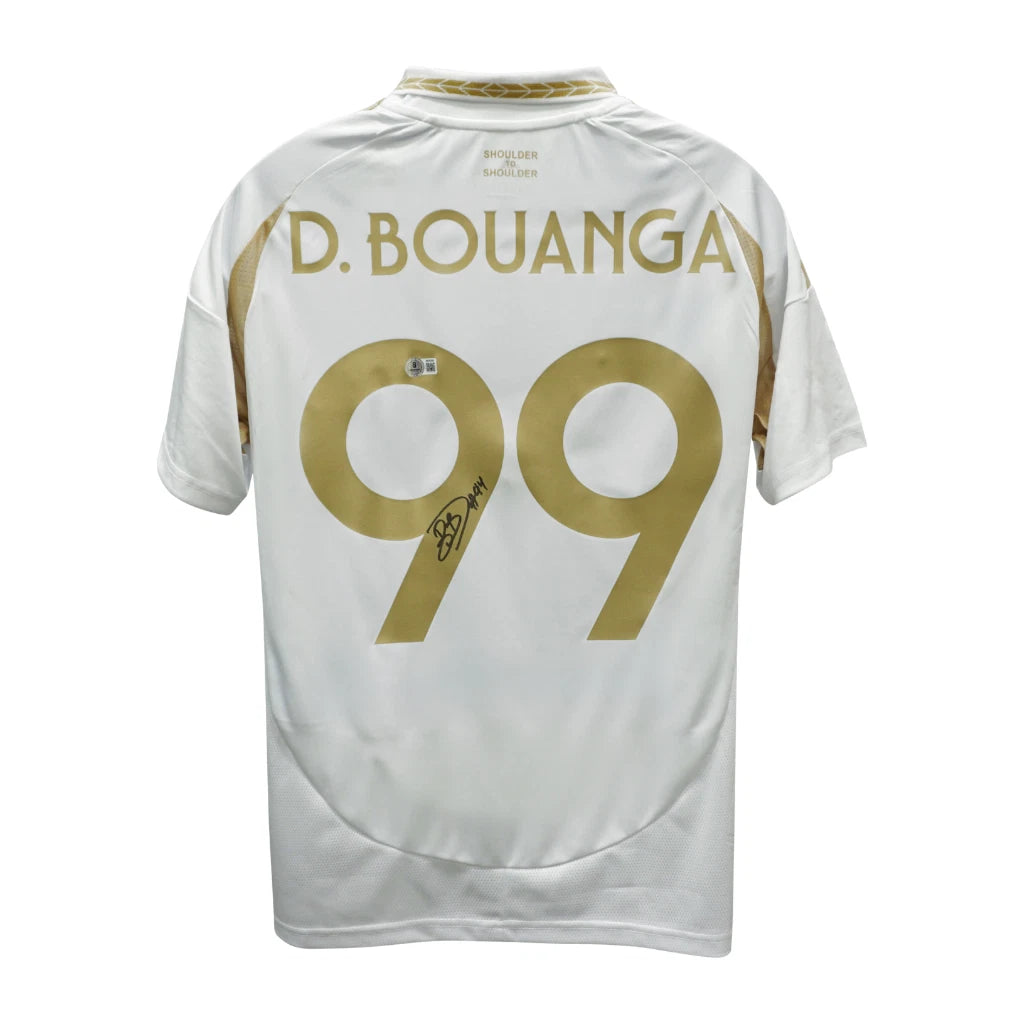Framed Denis Bouanga Signed LAFC Away Soccer Jersey #99 with Beckett COA