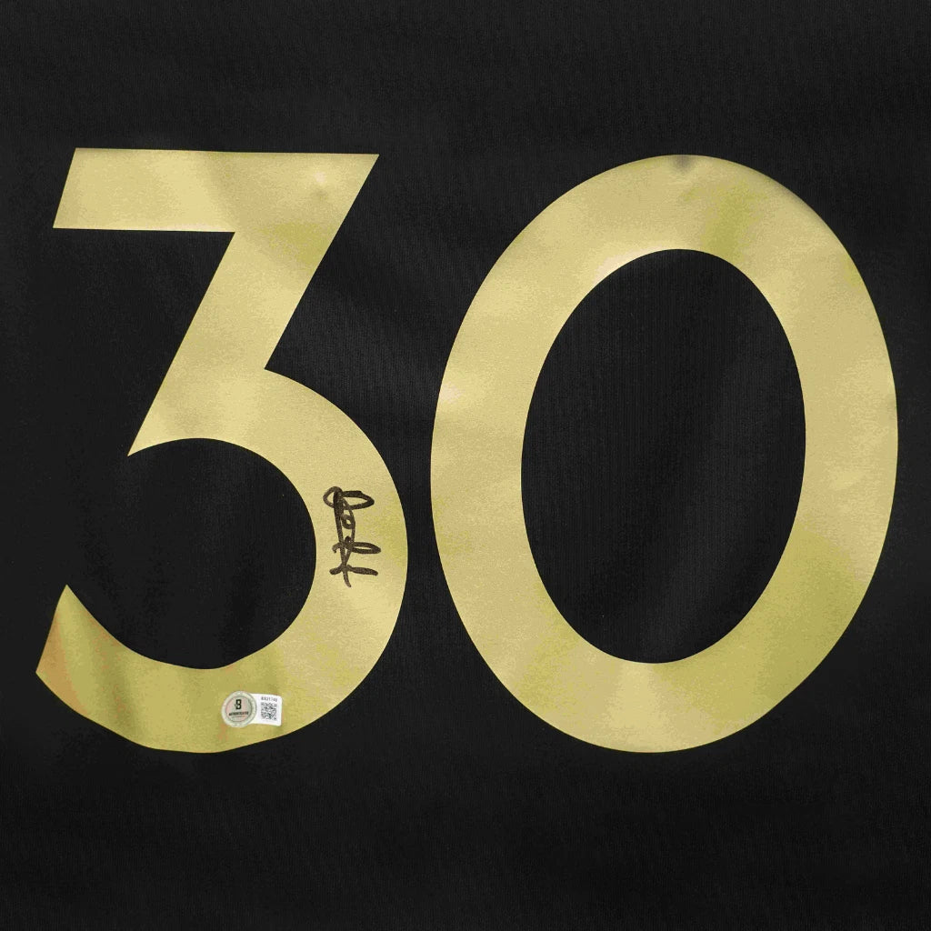 Framed David Martinez Signed LAFC Soccer Jersey #30 with Beckett COA
